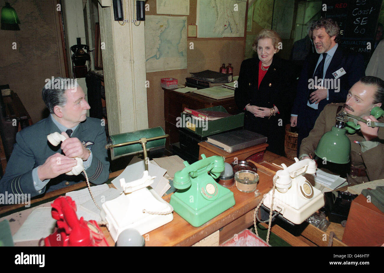 US Albright/War Rooms Stock Photo