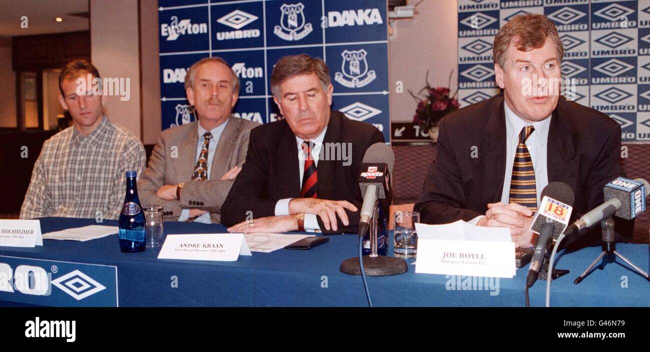 SOCCER Joe Royle Stock Photo