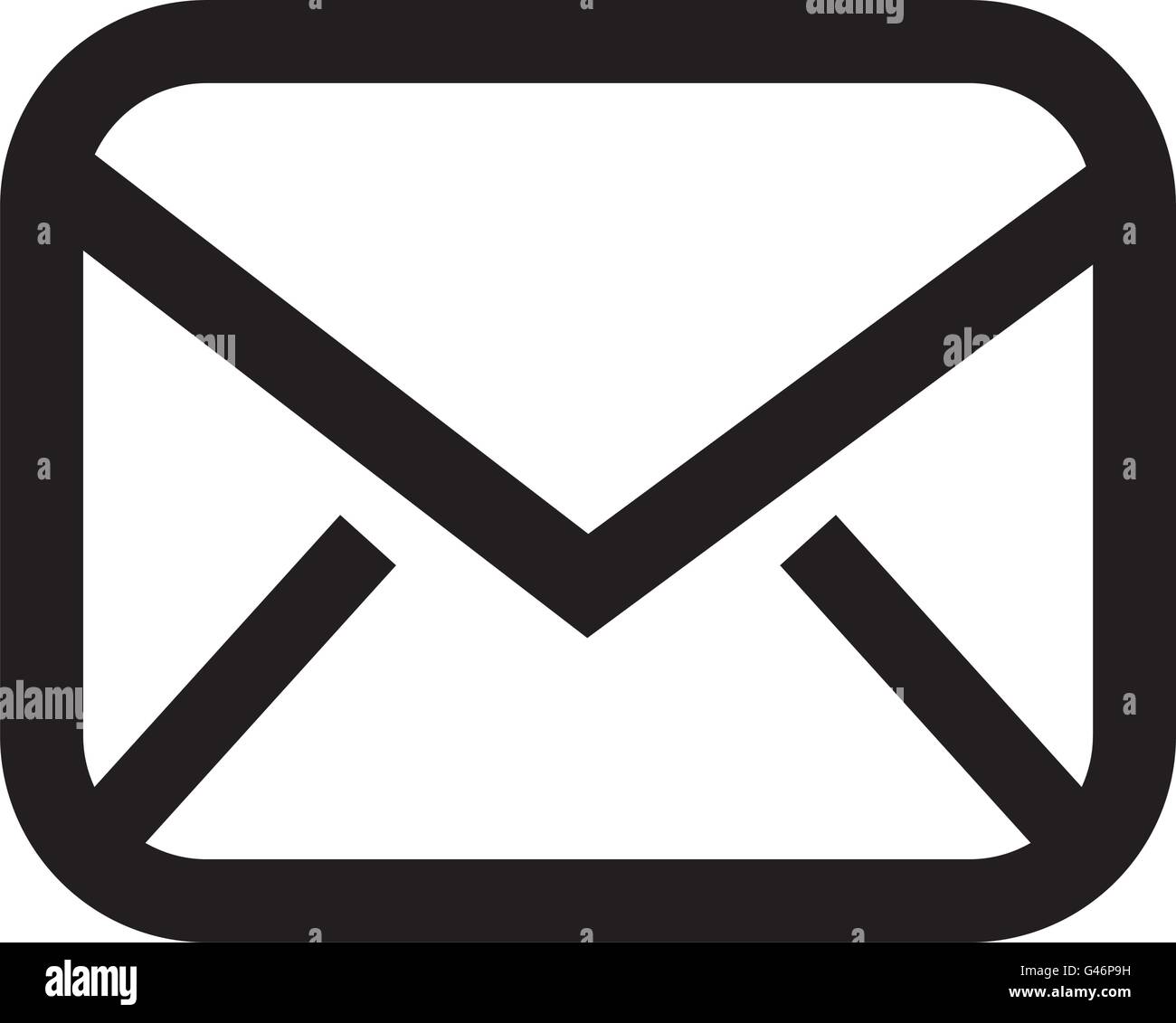 Email setup icon Stock Vector Images - Alamy