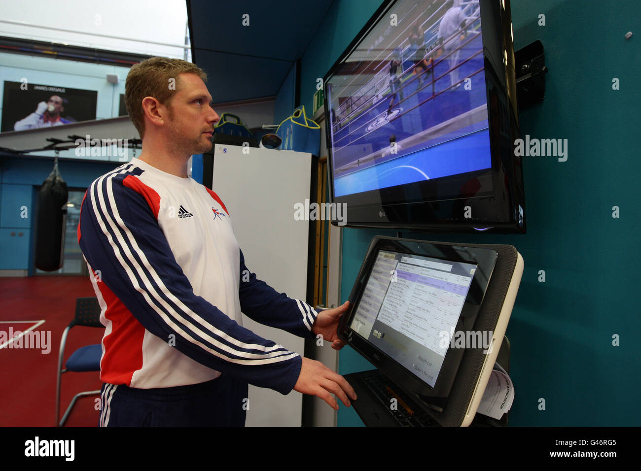 English Institute of Sport Performance Analyst Robert Gibson at the