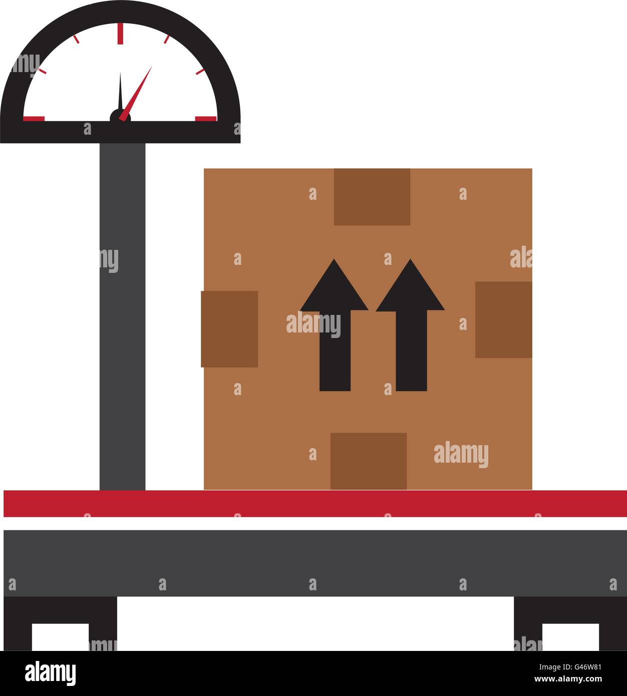 balance and box,vector graphic Stock Vector Image & Art - Alamy