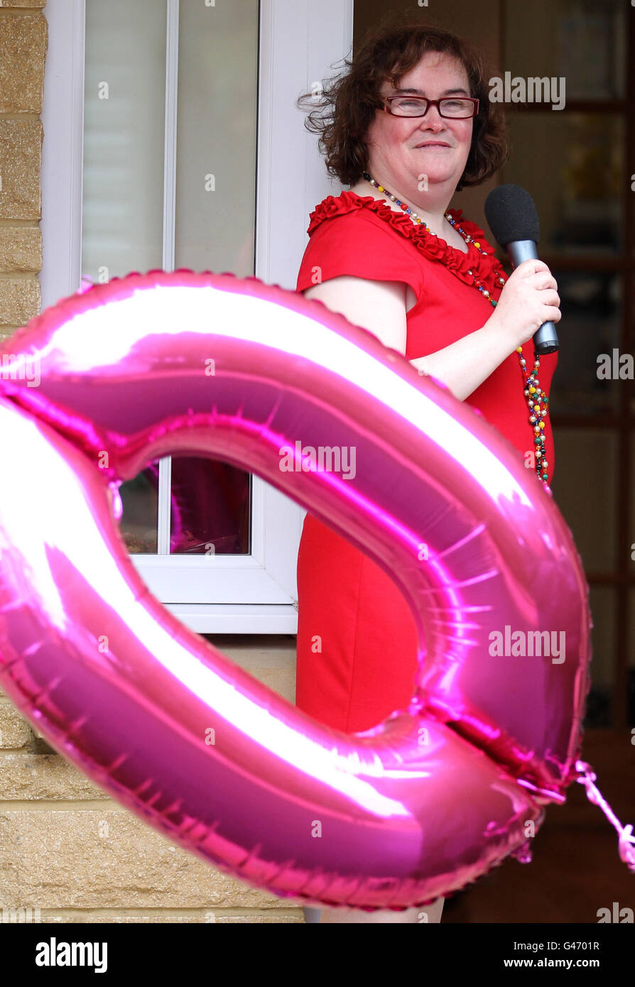 Susan Boyle Birthday Stock Photo - Alamy