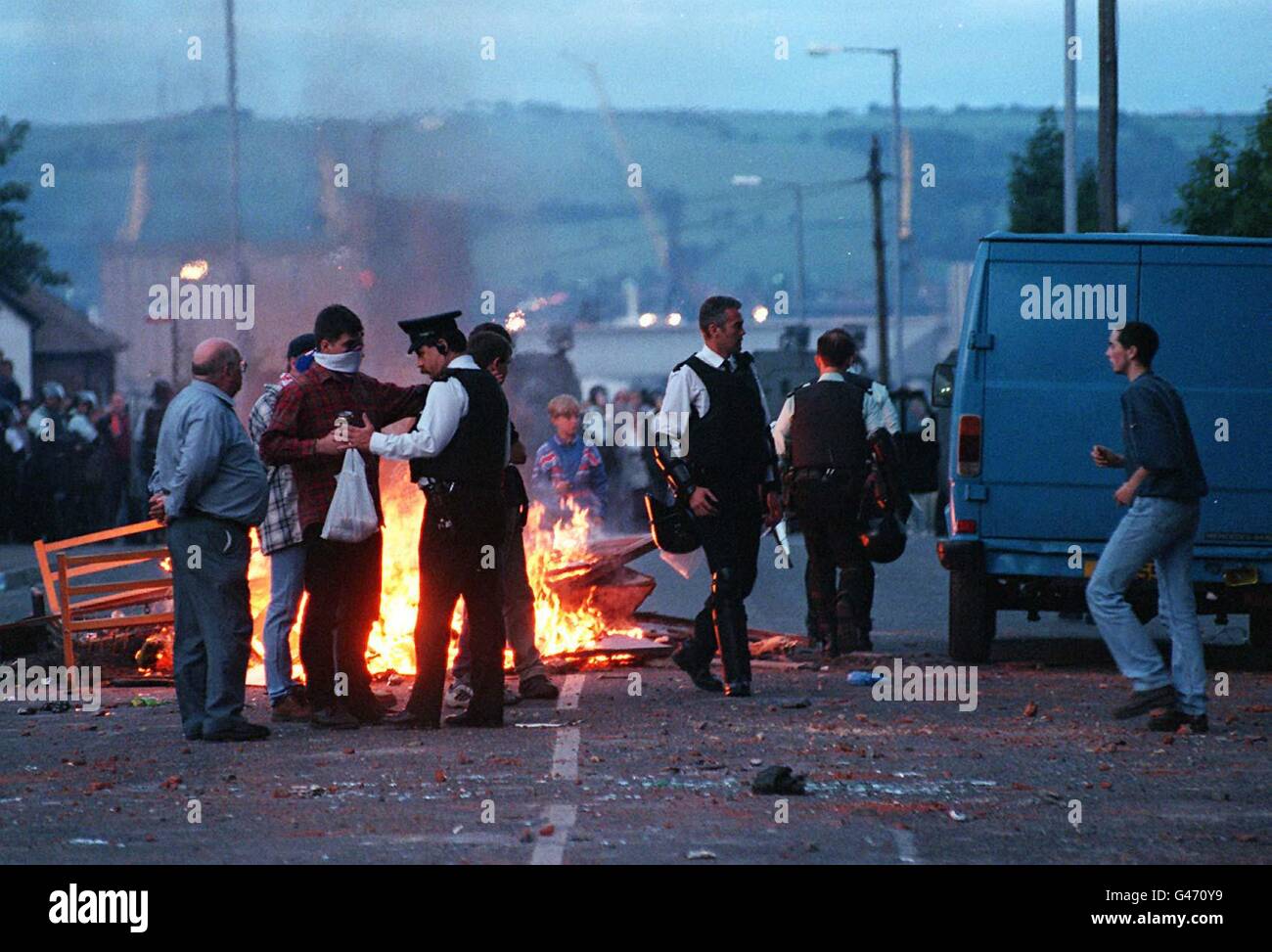 Filer/RUC 75th Anny/Antrim Rd Stock Photo