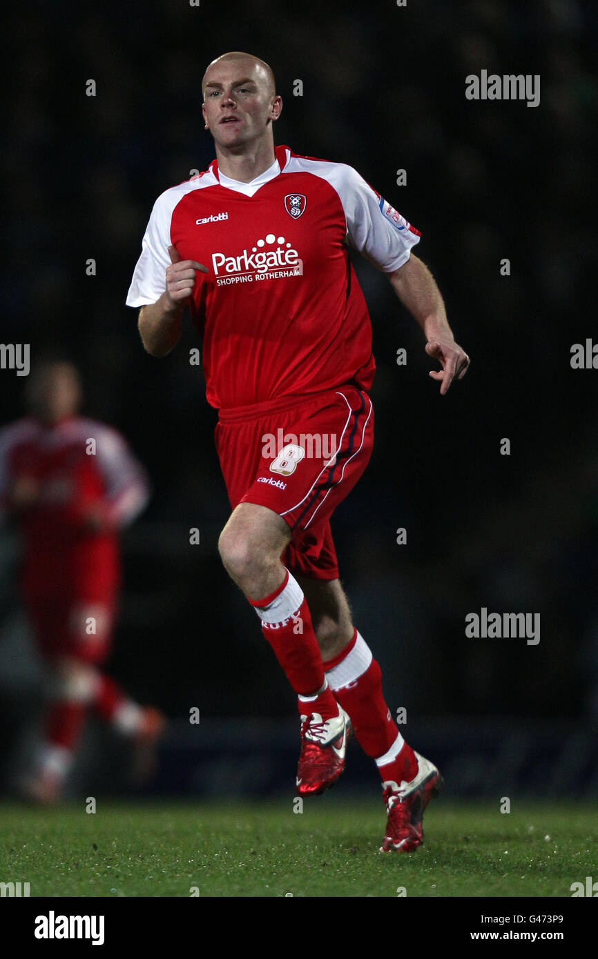 Soccer - npower Football League Two - Chesterfield v Rotherham United - b2net Stadium. Jason Taylor, Rotherham United Stock Photo