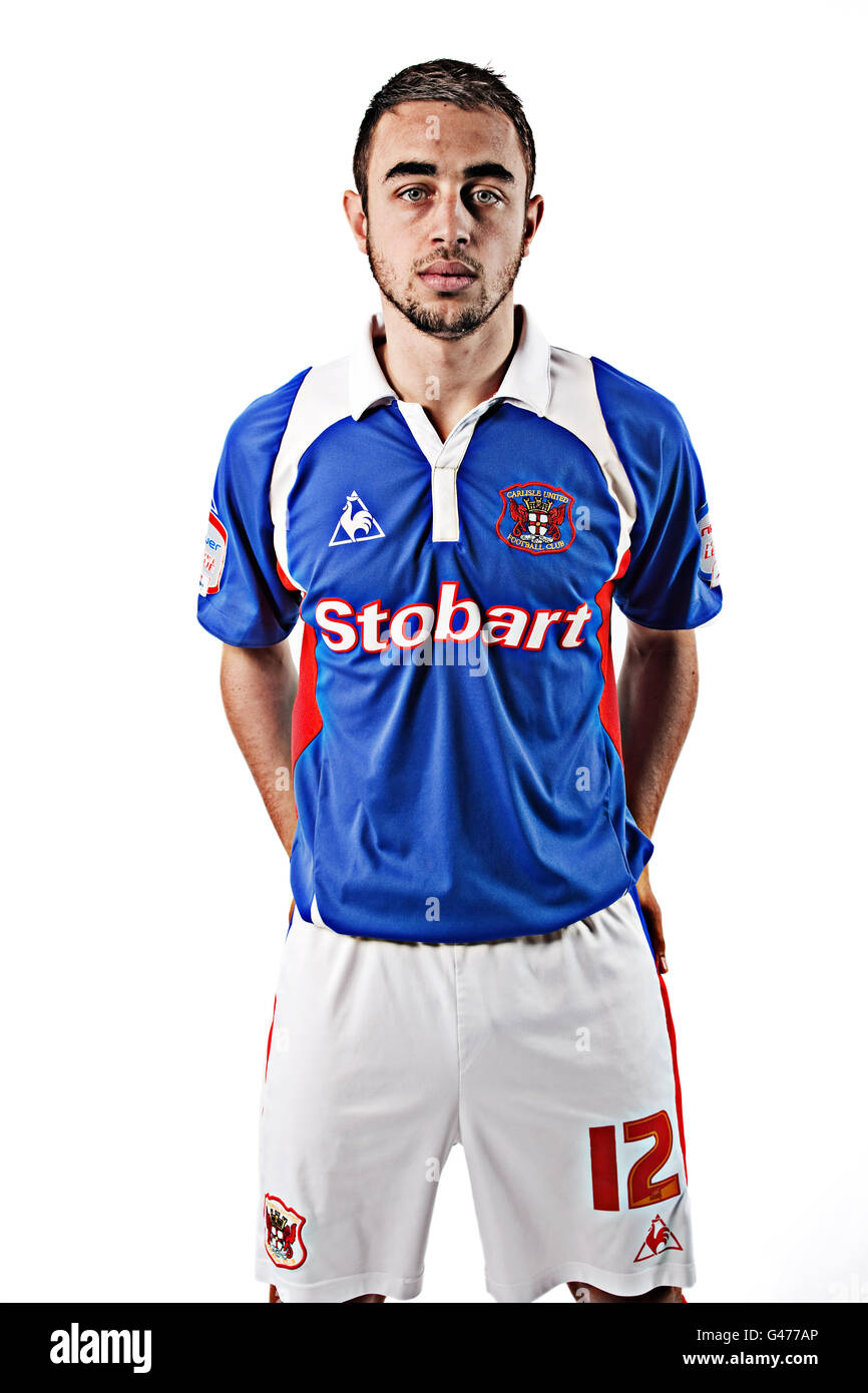 Soccer johnstones paint trophy final preview carlisle united feature hires stock photography