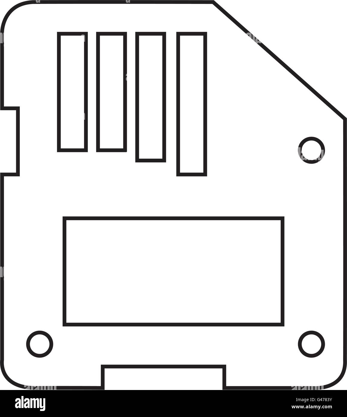 floppy disk , Vector illustration over white background Stock Vector