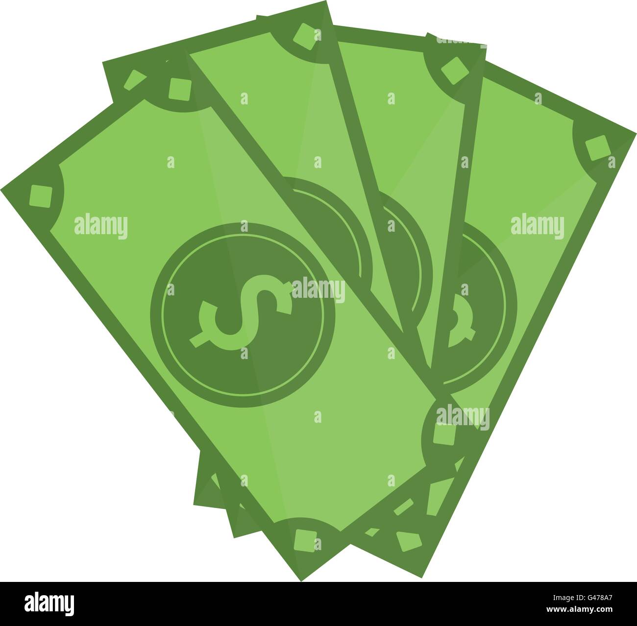 dollar bill , Vector illustration Stock Vector Image & Art - Alamy