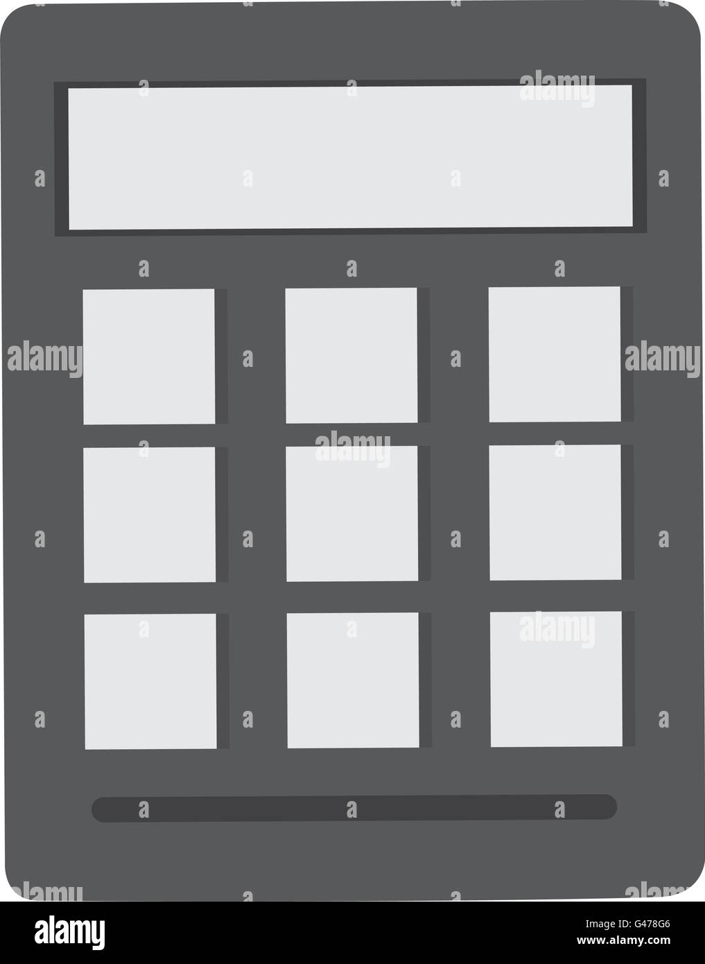calculator , Vector illustration Stock Vector Image & Art - Alamy