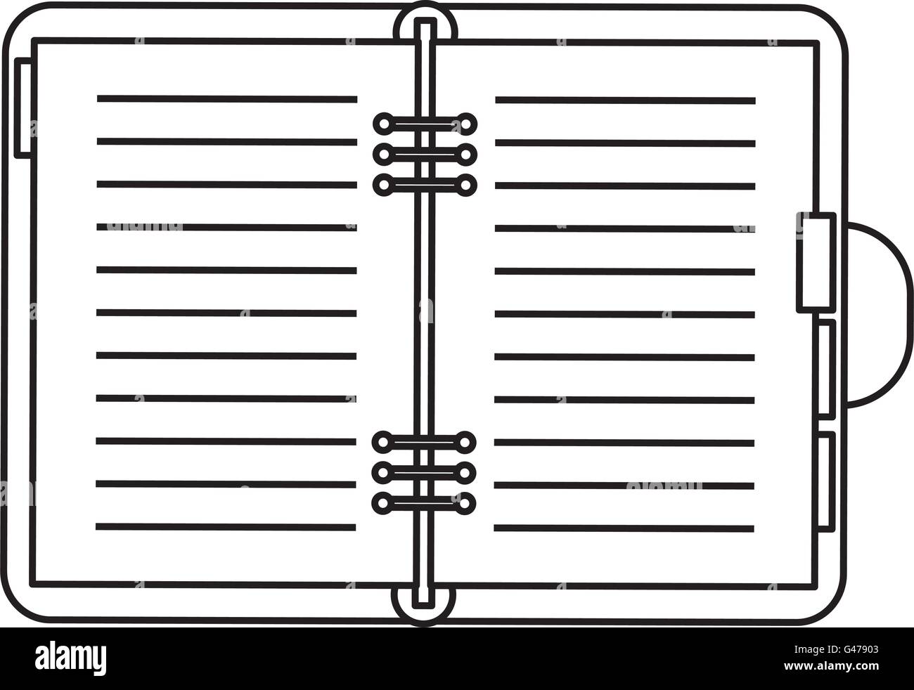 binder , Vector illustration Stock Vector Image & Art - Alamy