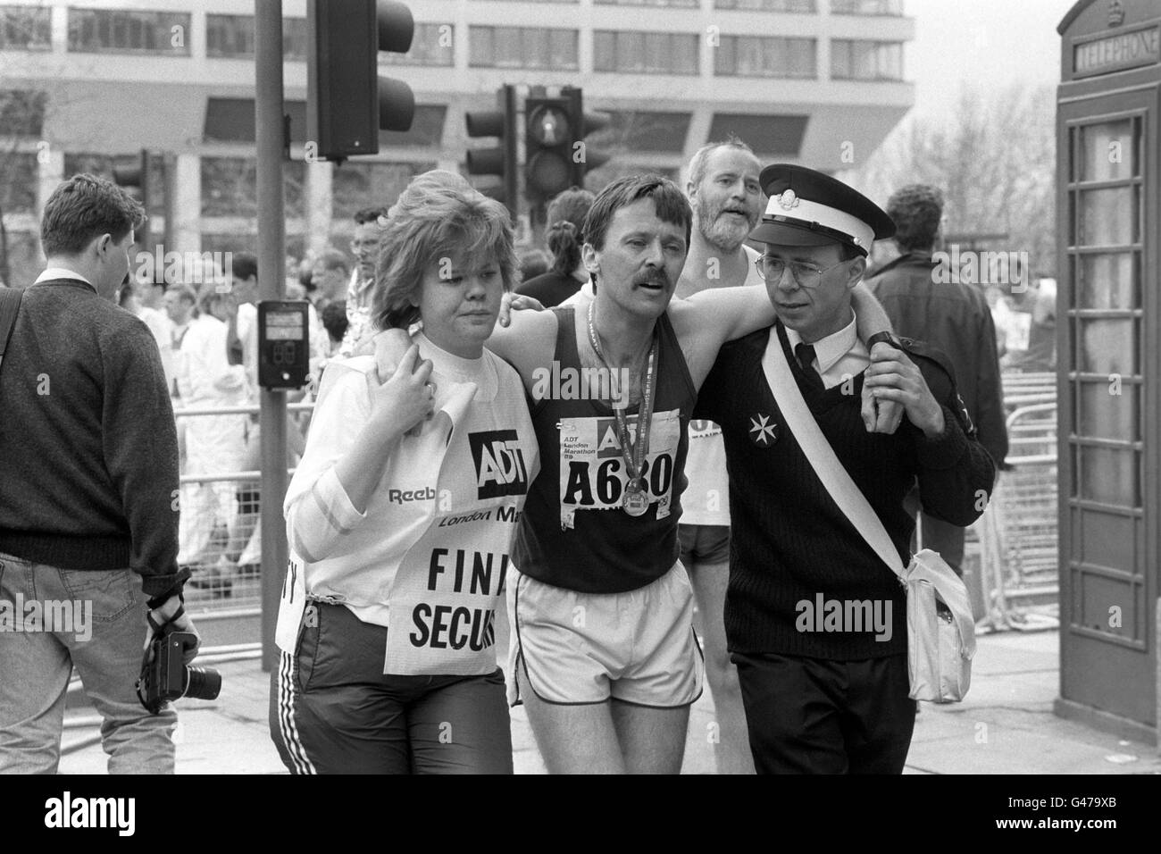 Athletics - 1989 ADT London Marathon Stock Photo