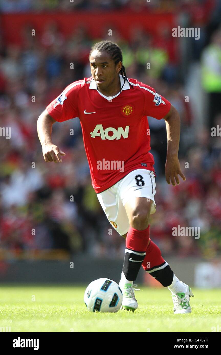 Soccer - Barclays Premier League - Manchester United v Fulham - Old Trafford. Oliveira Anderson, Manchester United Stock Photo