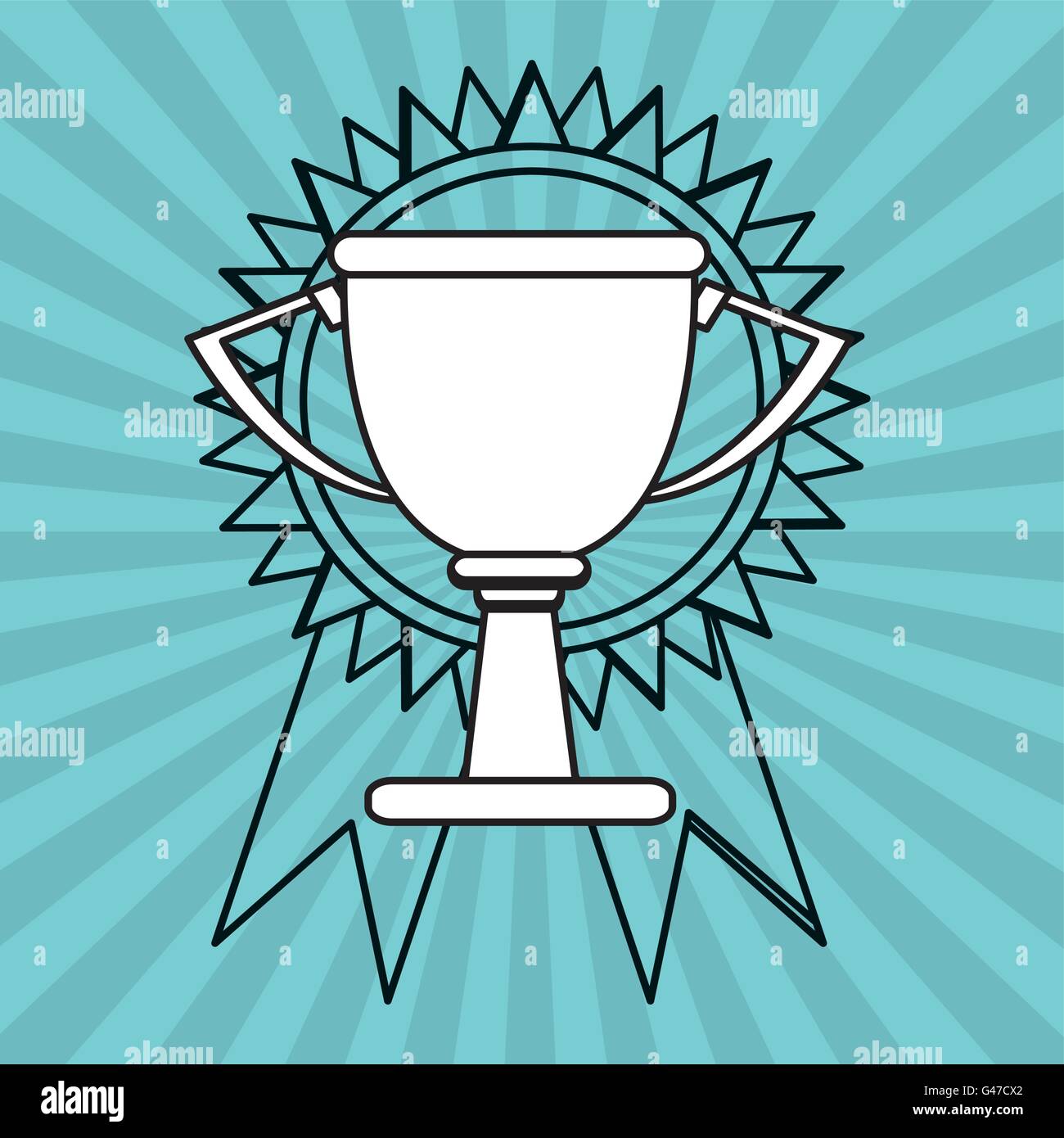 Winner design. Success icon. Flat illustration, vector graphic Stock ...