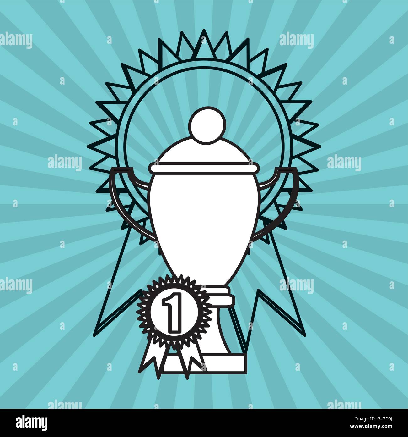 Winner design. Success icon. Flat illustration, vector graphic Stock ...