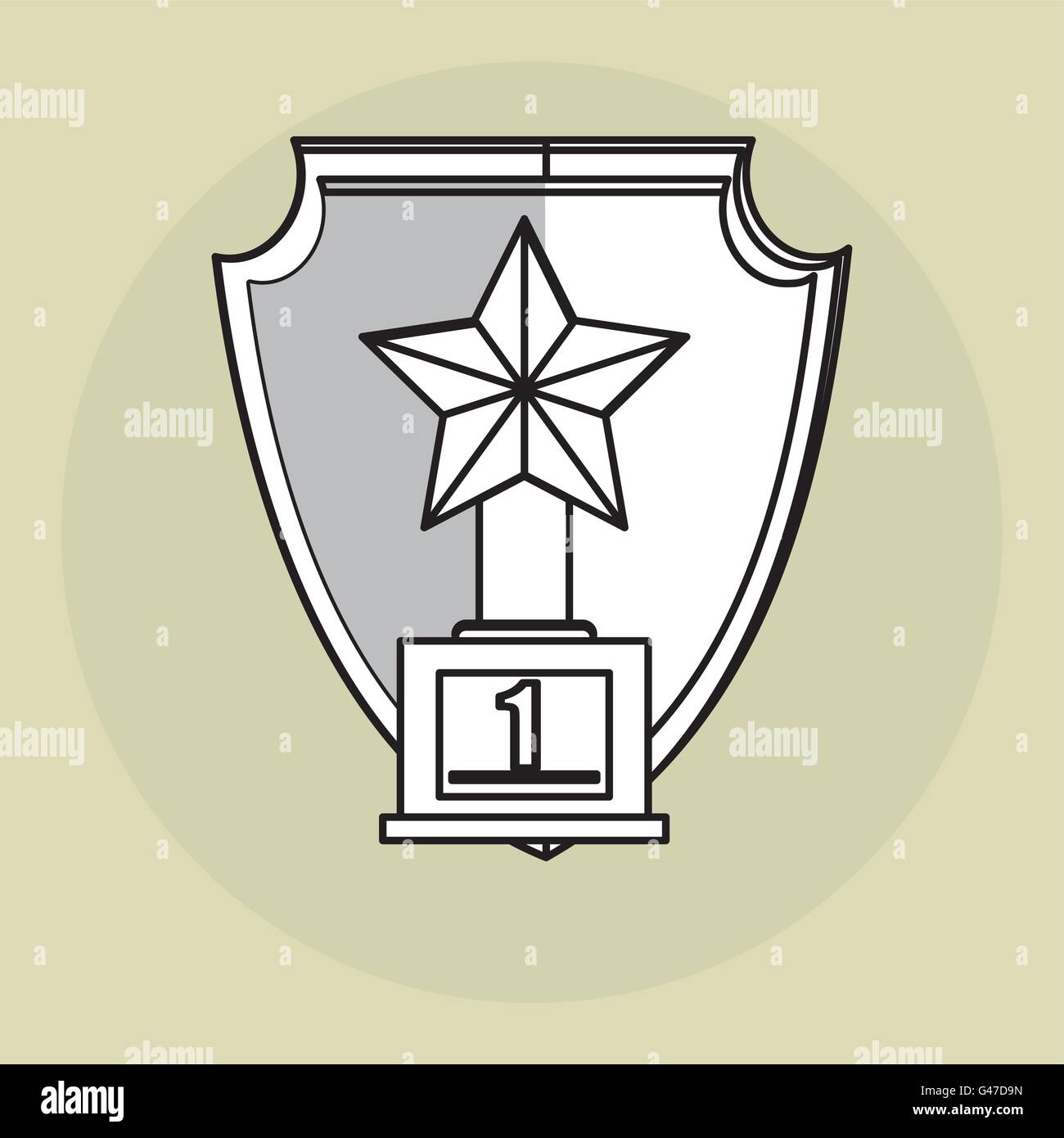 Winner design. Success icon. Flat illustration, vector graphic Stock ...