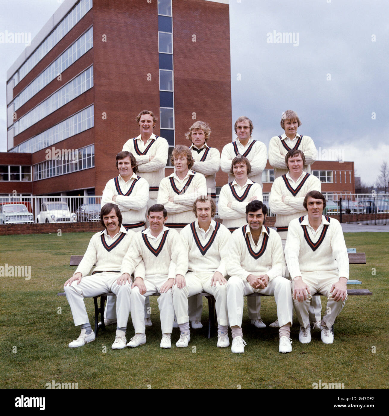 Cricket Lancashire County Cricket Club Photocall Stock Photo Alamy