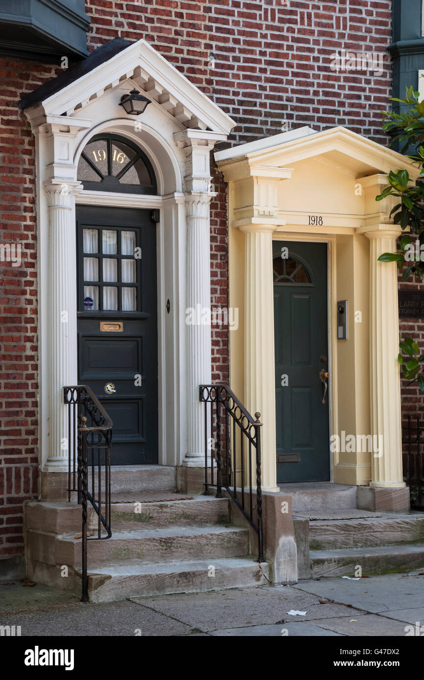 Detail of Luxury Apartments, old city, Philadelphia, Pennsylvania, USA
