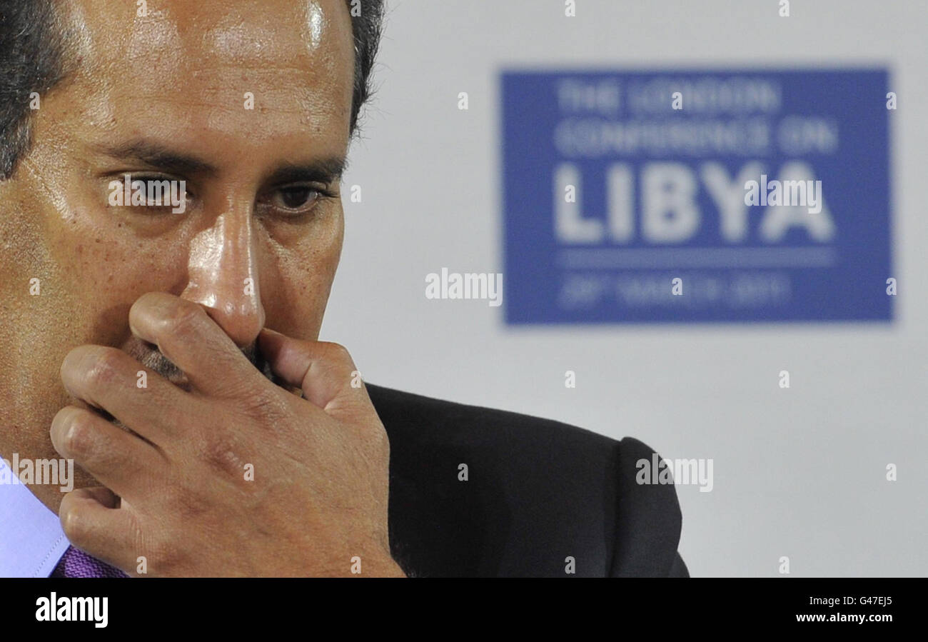 Libya conflict - London conference Stock Photo - Alamy