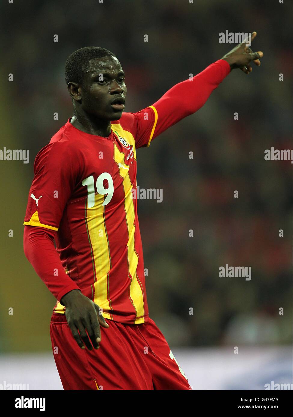 Soccer - International Friendly - England v Ghana - Wembley Stadium. Jonathan Mensah, Ghana Stock Photo