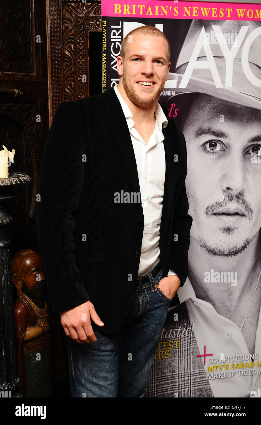 James Haskell at the Playgirl Magazine launch party at the Blanca Bar, London. Stock Photo