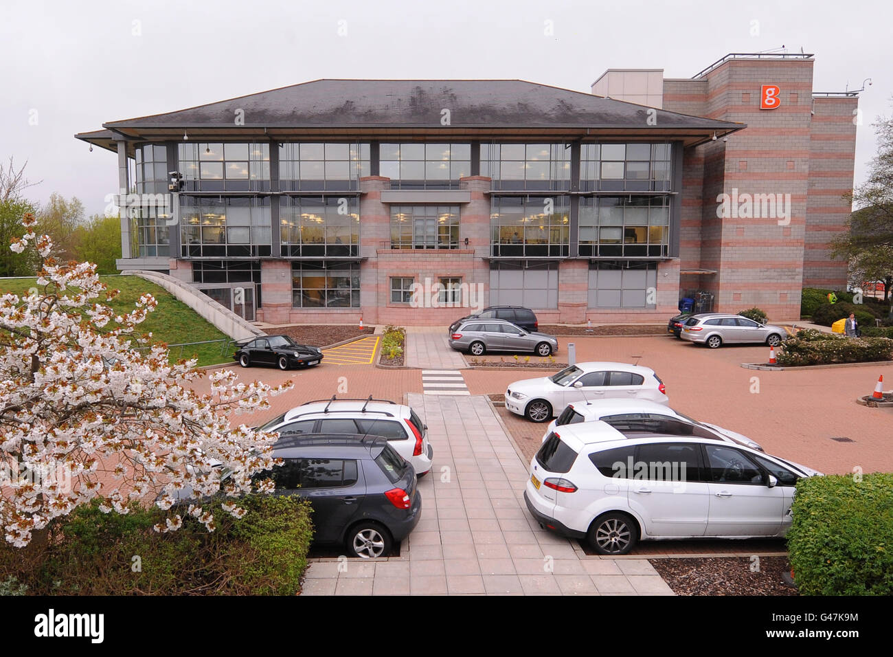 A general view of the BG group headquarters in Thames Valley Park, Reading Stock Photo