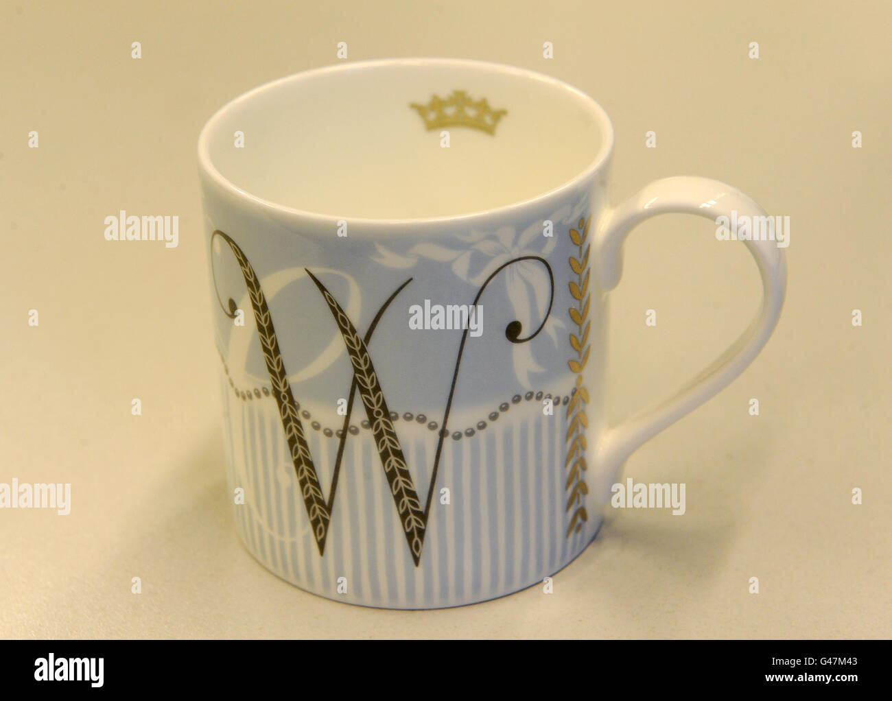 A souvenir Royal Wedding cup from the Royal Collection purchased from Buckingham Palace gift shop, London Stock Photo