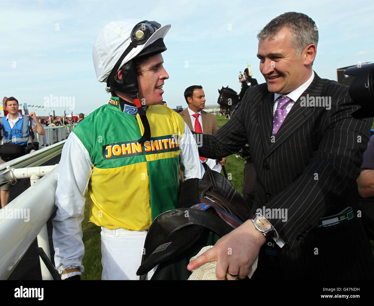 Tim Forster Racing Racing trainer celebrating hi-res stock photography and images - Alamy