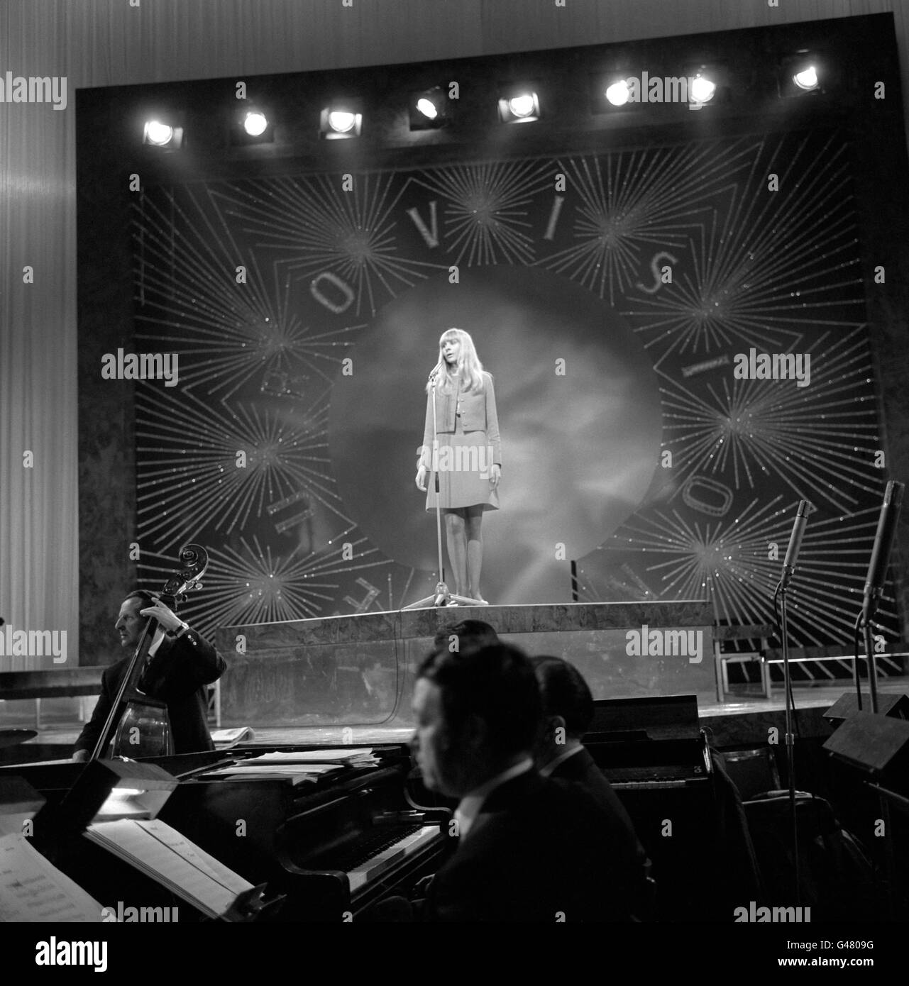 Eurovision Song Contest Rehearsals Royal Albert Hall London, 1968
