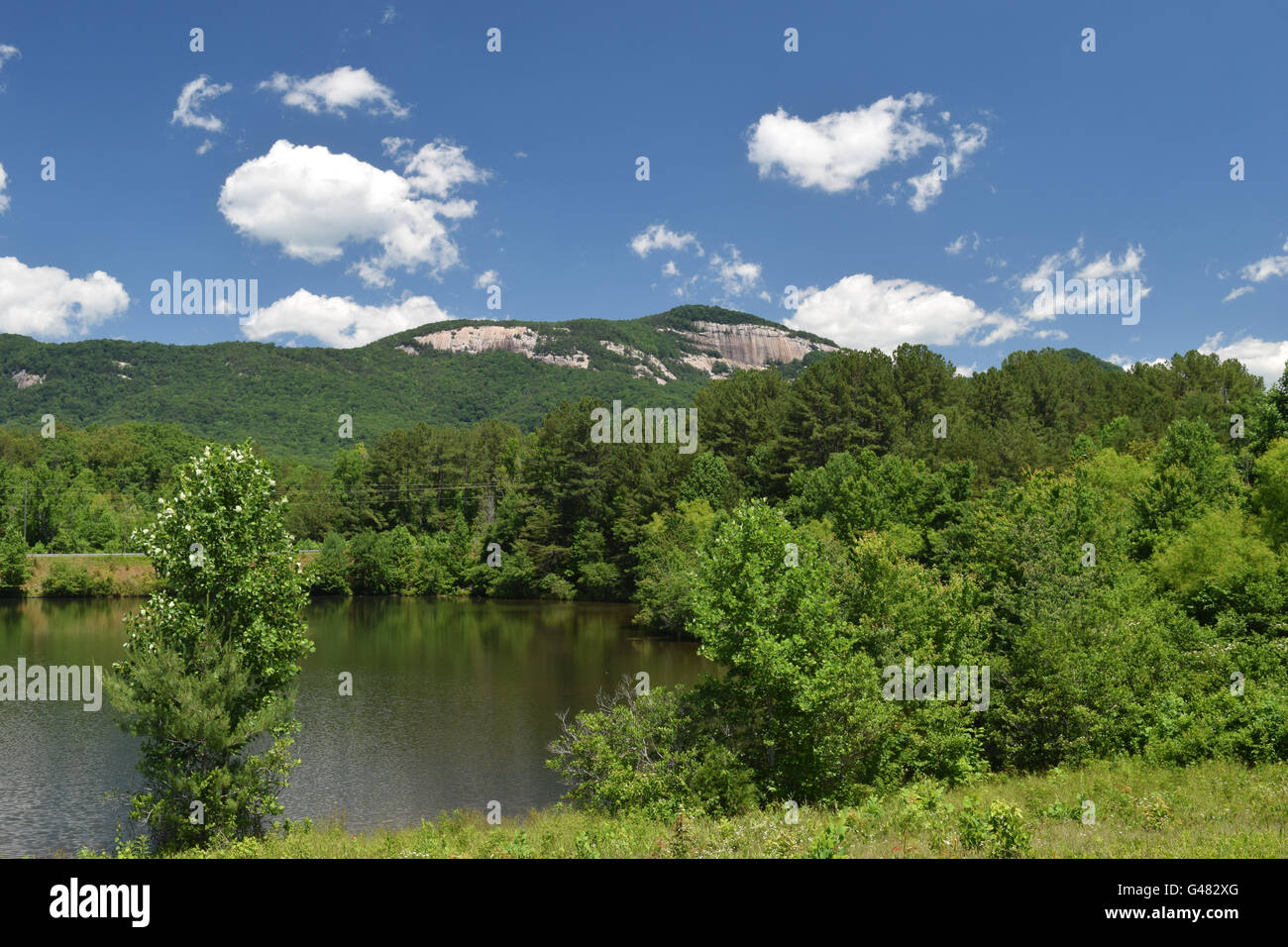 The view from Table Rock State Park visitor center of Table Rock