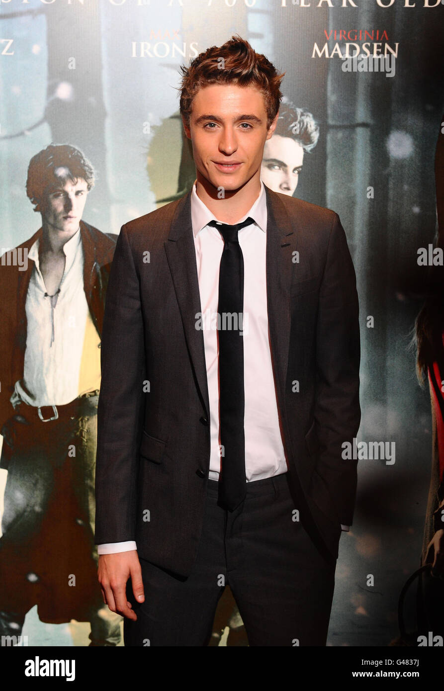 Max Irons attends the screening of Red Riding Hood at the Empire Cinema