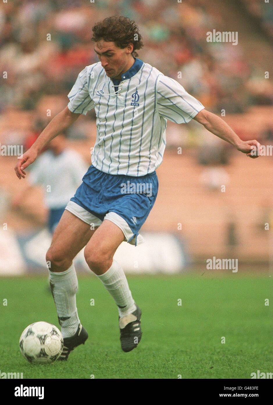 UKRAINIAN SOCCER. DIMITRI MIKHAILENKO, DYNAMO KIEV Stock Photo - Alamy
