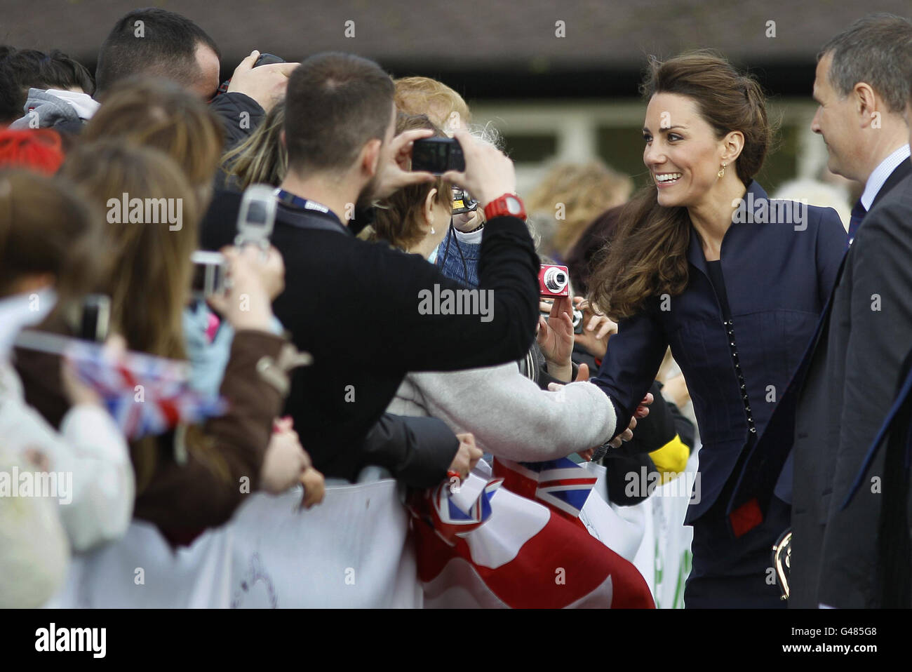 Kate Middleton meets well wishers during a visit to Witton Country Park(02)
