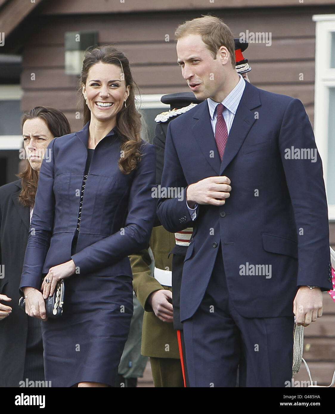 Prince William and Kate Middleton during a visit to Witton Country Park