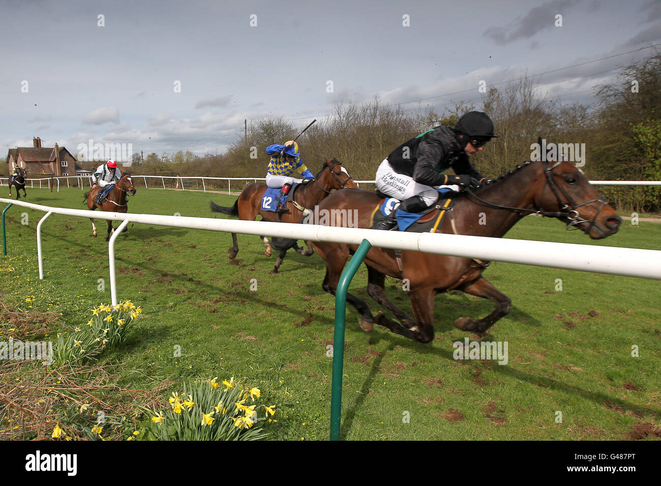 Horse Racing - Ludlow Racecourse Stock Photo - Alamy