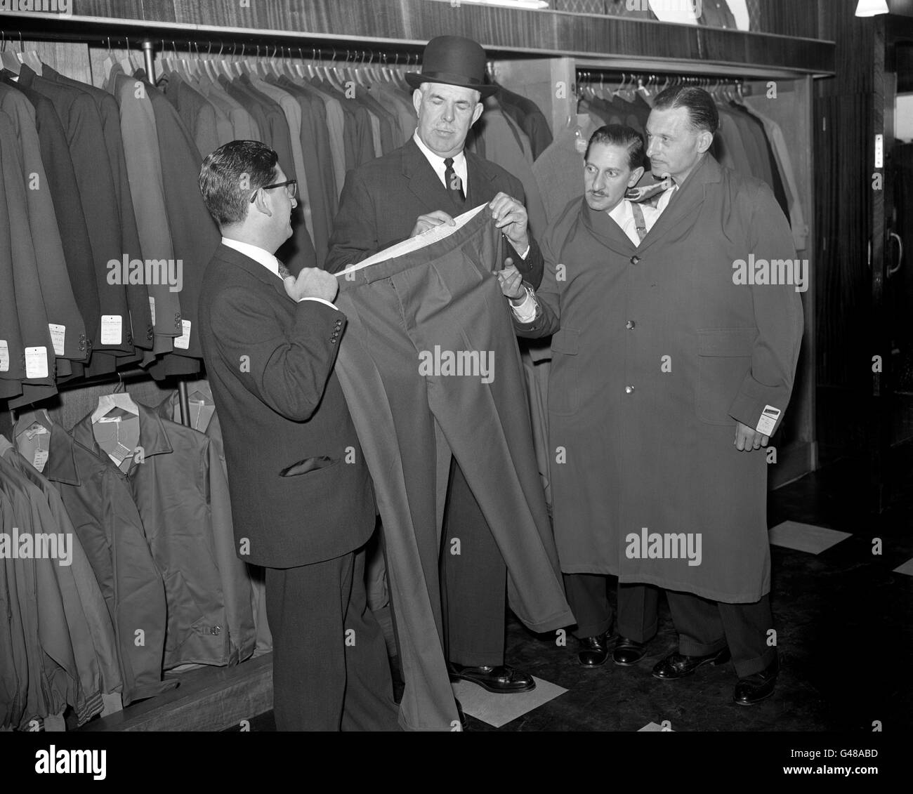 Retail Big Men Clothes Shop London Stock Photo Alamy