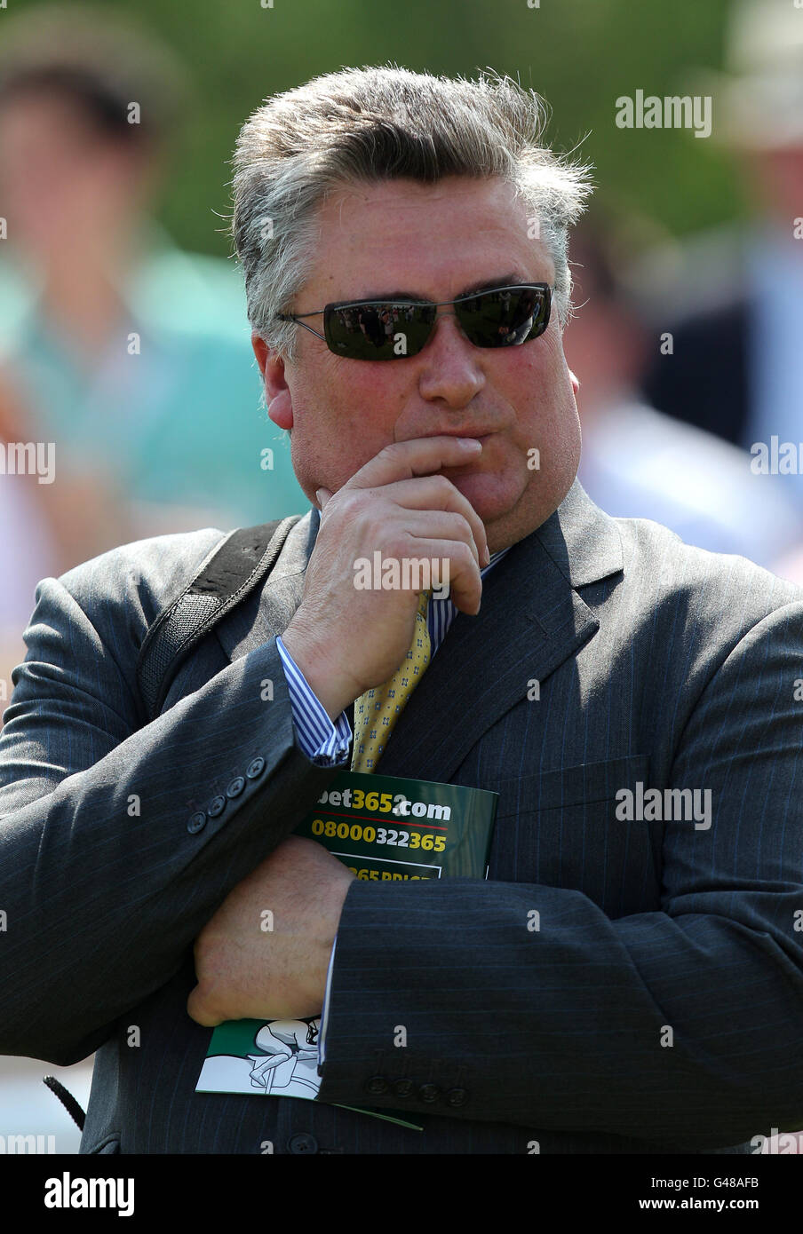 Horse racing trainer thinking hi-res stock photography and images - Alamy