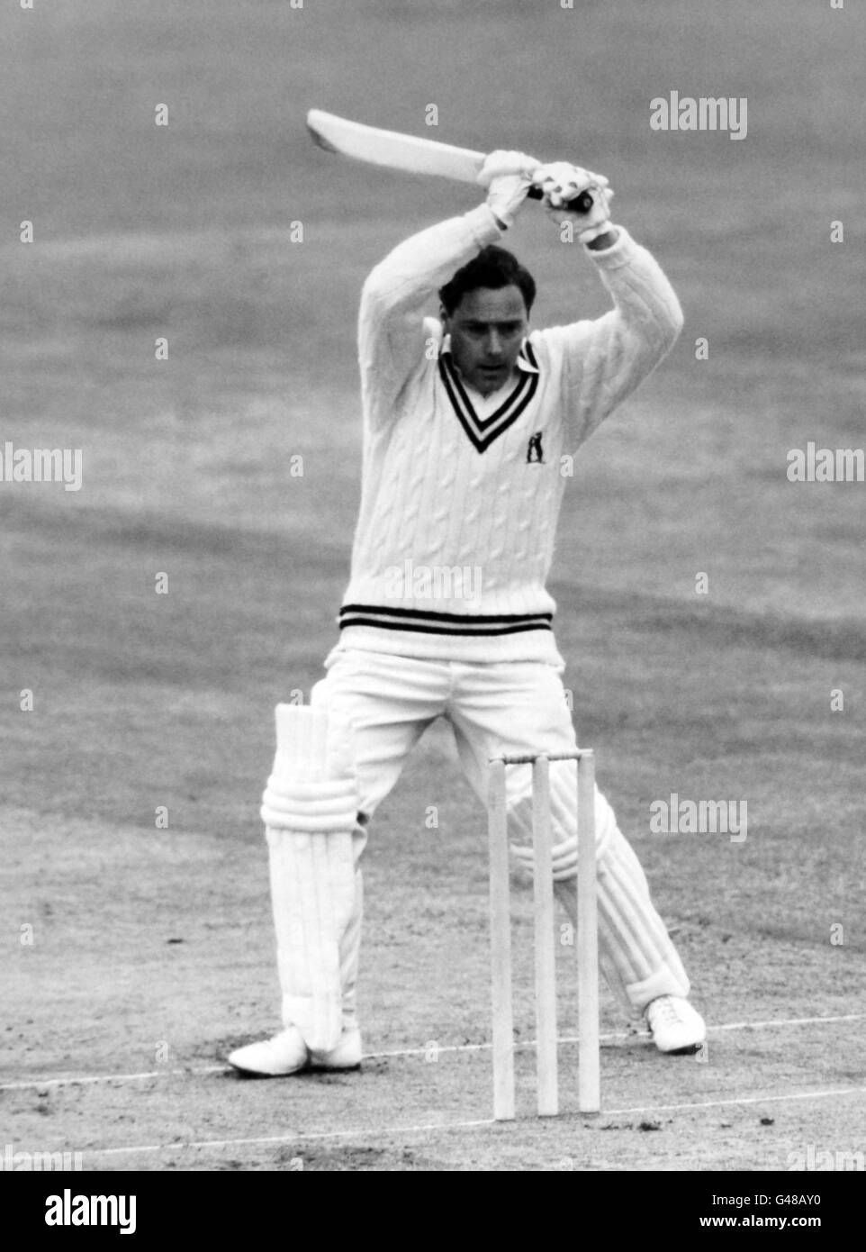 Cricket - County Championship - Kent v Warwickshire - First Day - Bat and Ball Ground, Gravesend. John Jameson in action for Warwickshire Stock Photo