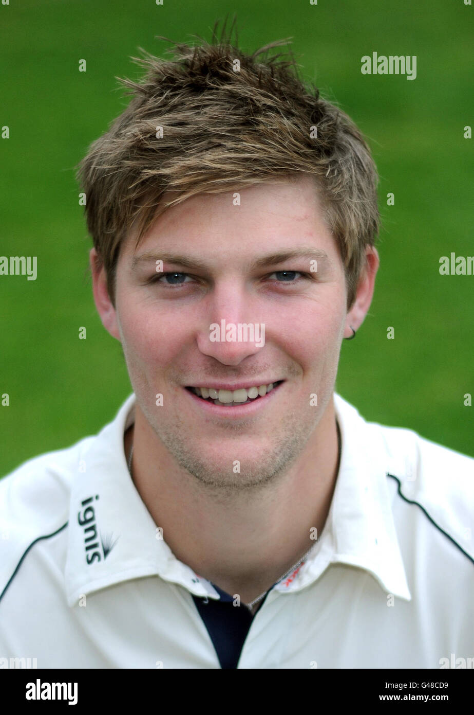 Ollie Rayner, Middlesex Cricket Club press day, Lord's cricket ground Stock Photo