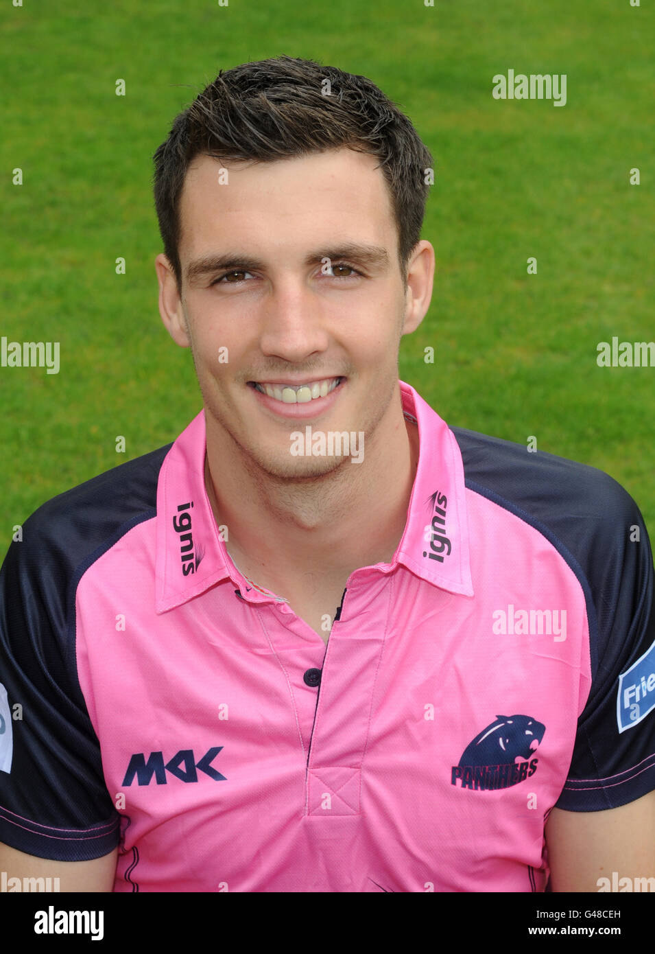 Cricket - Middlesex CCC Photocall 2011 - Lord's. Steven Finn, Middlesex Cricket Club press day, Lord's cricket ground Stock Photo