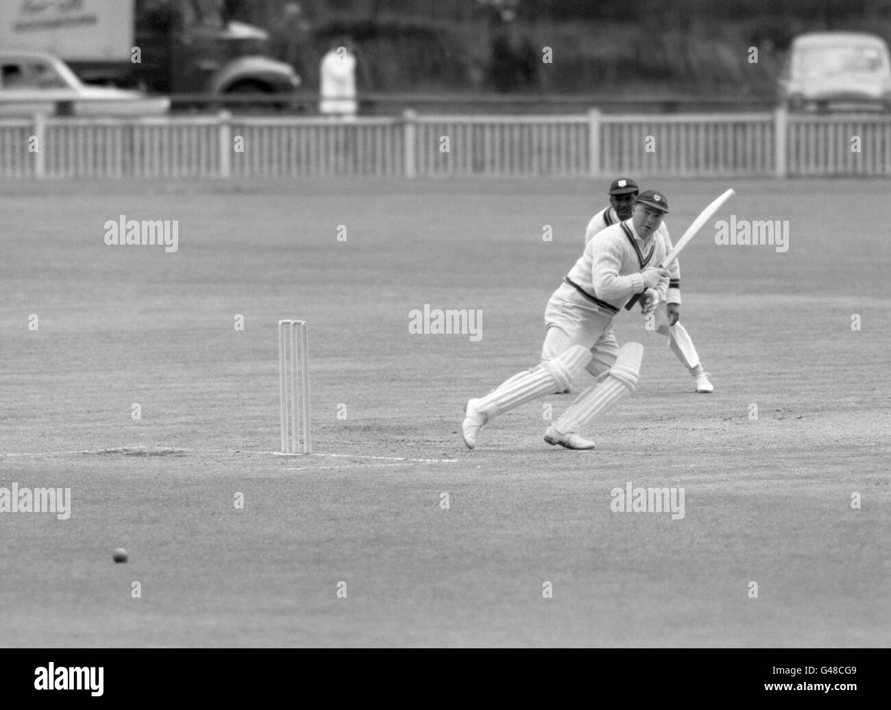 Cricket - County Championships - Worcestershire v Lancashire - County Ground, Worcester Stock Photo