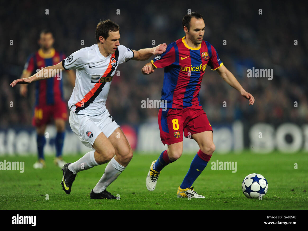 Soccer - UEFA Champions League - Quarter Final - First Leg - Barcelona v  Shakhtar Donestk - Nou Camp. Henrik Mkhitaryan, Shakhtar Donetsk Stock  Photo - Alamy