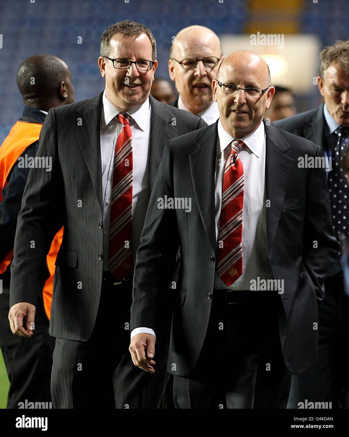 Soccer - UEFA Champions League - Quarter Final - First Leg - Chelsea v Manchester United - Stamford Bridge Stock Photo