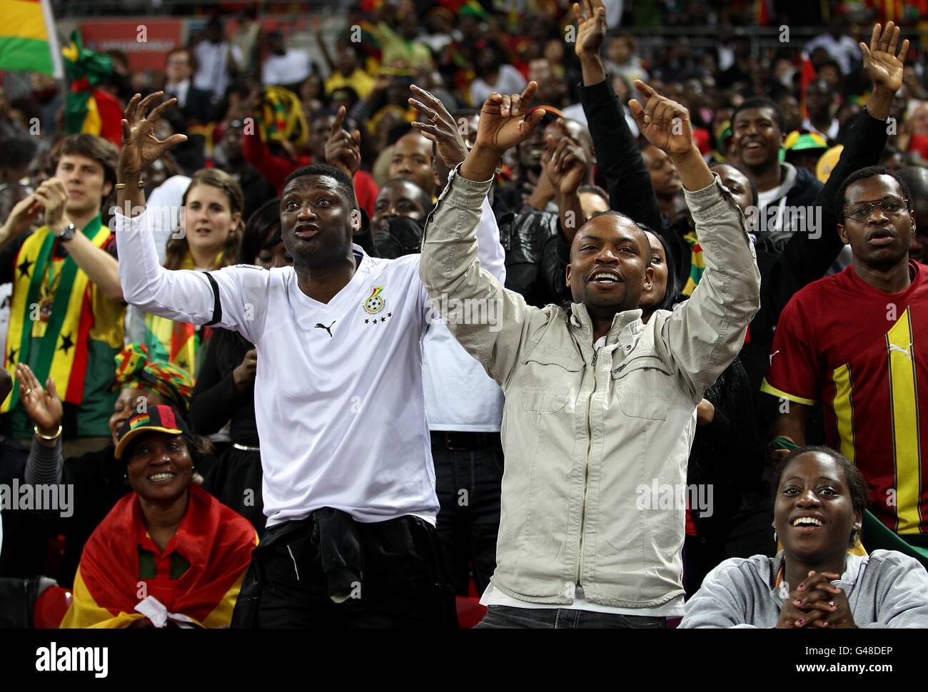 Soccer - International Friendly - England v Ghana - Wembley Stadium Stock Photo