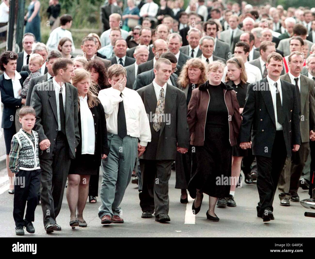 ULSTER McKinstry funeral Stock Photo Alamy