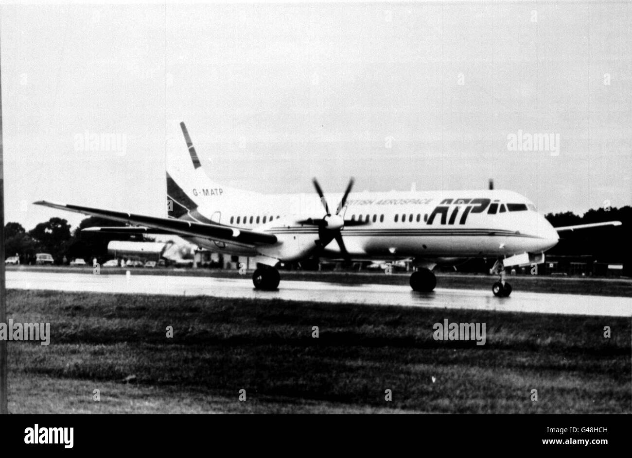 AIR Advanced Turbo-Prop filer Stock Photo