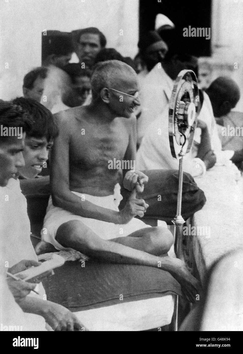 Politics - Gandhi - Bombay, India Stock Photo