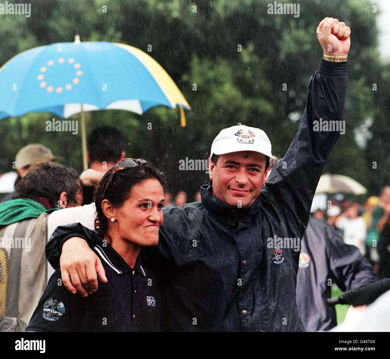 With rocca wife antonella photo by barry batchelor pa hi-res stock ...