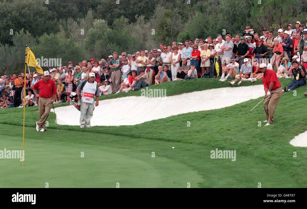 Ryder Cup/Woods chips Stock Photo