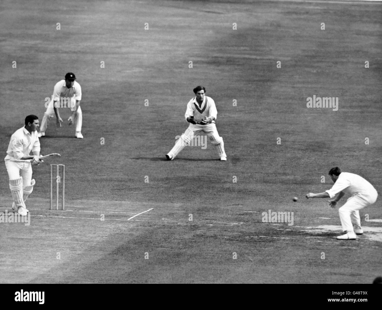 Cricket - County Championship - Middlesex v Somerset - First day - Lord's Stock Photo