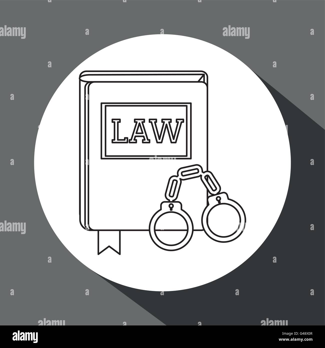Law code book Stock Vector Images - Alamy