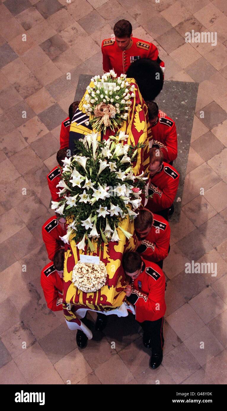 Funeral of Diana, Princess of Wales, London, 6th September 1997 Express